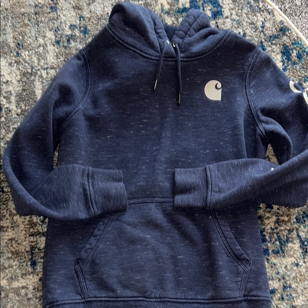 Carhartt Blue Pullover Hoodie